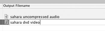 NOTECDsexporting sequences toDVDsexporting sequences toexportingsequences to CDexportingsequences to DVDfinishing stageexporting to CDfinishing stageexporting to DVDformatsMPEGMPEG-sequencesexporting to CDsequencesexporting to DVD