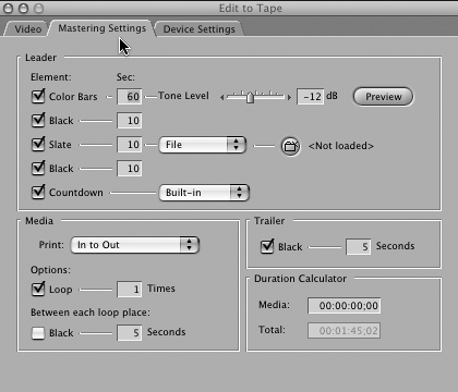 Edit to TapeEdit to tapefinishing stageEdit to Tape outputoutputting sequencesEdit to Tape output