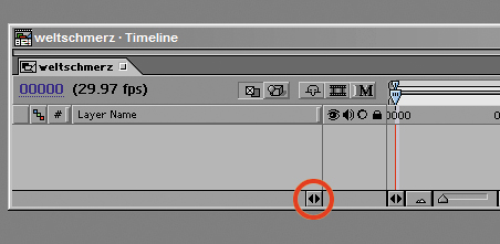 Reveal or conceal the Switches/Modes column quickly for extra horizontal space with this toggle.