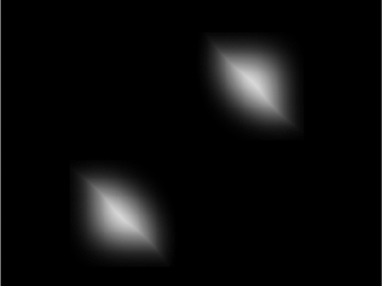 With a lighten (3.20a) or a darken (3.20b) mask, the transparency values are chosen either from the mask set to this mode or those overlapping it, depending on which has the lighter (higher) or darker (lower) values.