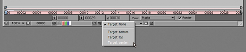 This pull-down menu at the bottom of the Layer window makes it easy for you to create a mask shape from scratch, replacing the shape in the target mask. If the target mask has keyframes, After Effects creates a new keyframe wherever you draw in a new shape for that mask.