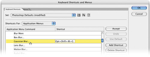 THE GAUSSIAN BLUR KEYBOARD SHORTCUT