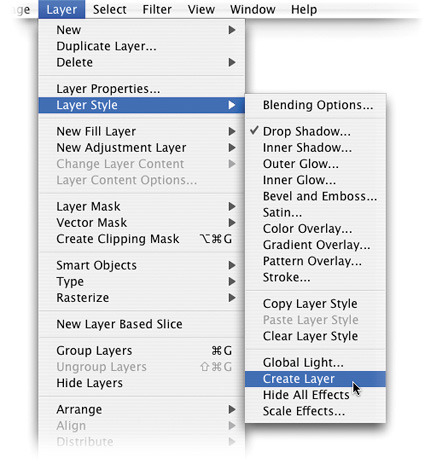 SEPARATION ANXIETY: PUT A LAYER STYLE ON A SEPARATE LAYER