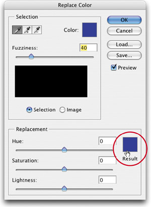 GETTING MORE ACCURATE COLOR USING REPLACE COLORcoloraccuracy ofcolorreplacingcolor correction.accuracy of colorimage correctioncolor correction.highlightsimage correctionColor Pickerreplacing colorcommandsReplace ColorcommandsShadow/Highlighthighlights.adjustinglightimage correction, . color correctionimage correction, . highlightscolor correctionReplace Color command,Shadow/Highlight command,shadowsopenShadows slider,sharpening imagesCMYK imagessharpening imagesflesh tones