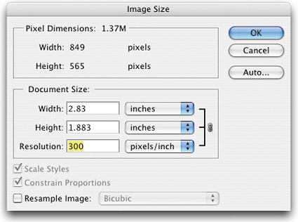 GET PRINT RESOLUTION FROM YOUR DIGITAL CAMERA IMAGES