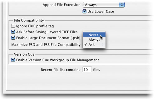 GETTING SMALLER PHOTOSHOP FILESextensionsPSDfiles.PSBimagesfiles.PSDimagesfiles.size ofimagesflattened images,flattened layers,formatsPSDimages.flattenedfiles, graphic elements, photographslayersflattenedphotographs.flattenedfiles, imagespreferencesflattening filesPSB files,PSD files,PSD format,troubleshooting,