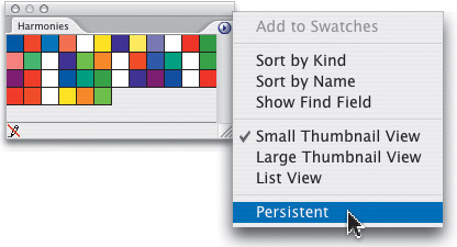 Persistent Swatches