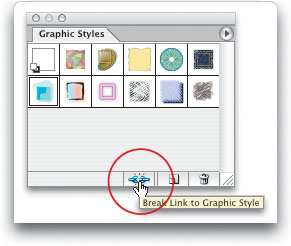 Breaking a Link to a Style