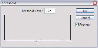The Threshold Level controls which grayscale levels convert to line art.