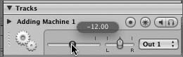 Adjusting a Track’s Volume