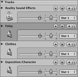 Building Foley Tracks