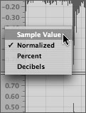 Setting Ruler Units in the Waveform Display