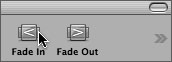 Applying Actions to Fade In and Fade Out