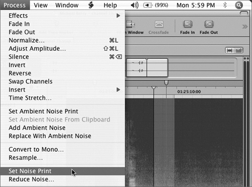 Setting a Noise Print