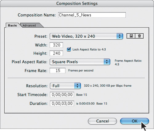 animationexporting composition for the webfilesexporting using FLV commandMacromedia Flash (SWF) formatexporting composition to WebExporting a composition for the web