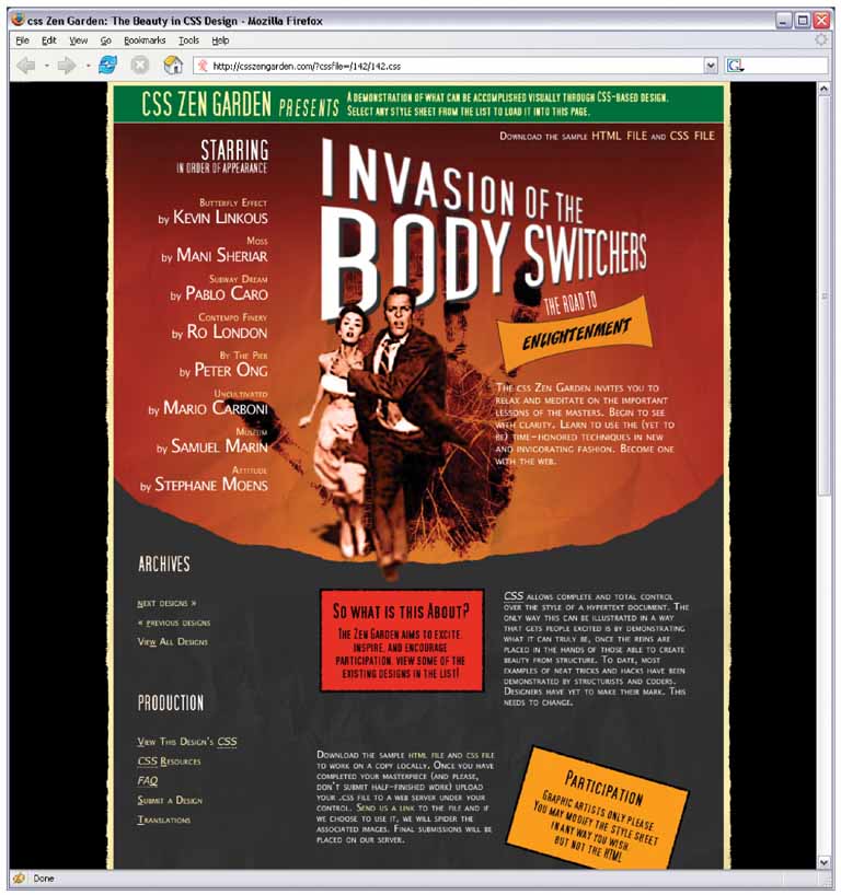 Design 7: “Invasion of the Body Switchers,” by Andy Clarke