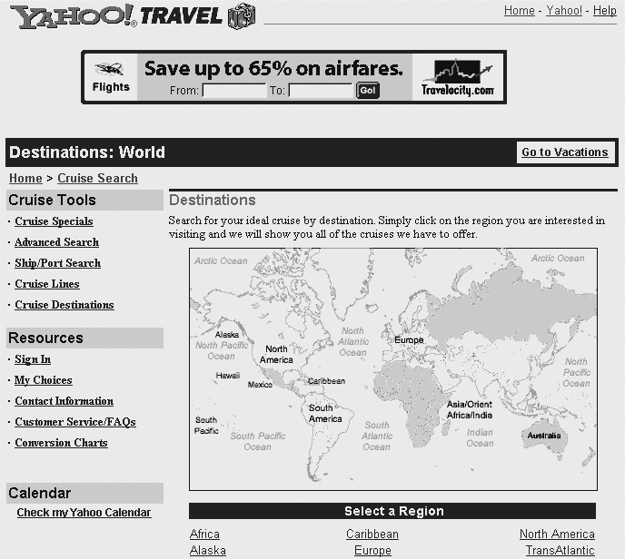 A geographical organization scheme