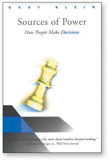 Cover Page of the book Sources of Power How People Make Decisions with the image of a king chess piece is shown.