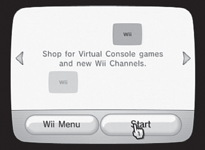 The Wii Shop Channel in the Virtual Console.