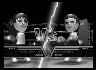 Contestants in Wii Sports Boxing come straight from Mii Plaza.