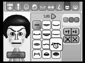 You have plenty of eclectic mouth choices for your Mii.