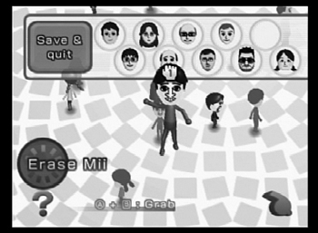 You can save ten Mii characters on a Wii Remote.