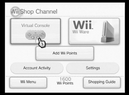 Click Virtual Console to get started.