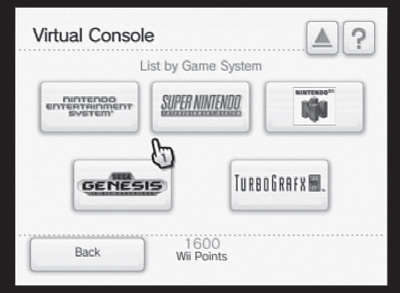 The Wii’s Virtual Console.