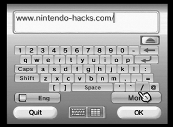 Enter www.nintendo-hacks.com/duck_hunt.swf. You have to enter this Web address only once if you make the site a favorite.