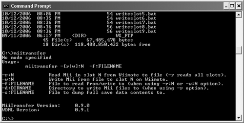 MiiTransfer is based on MS-DOS. (Remember MS-DOS?)