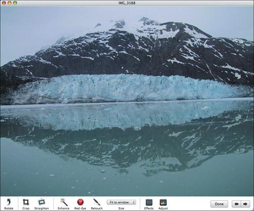 I’m going to blame my inability to take a straight photo of a glacier on the rocking boat.