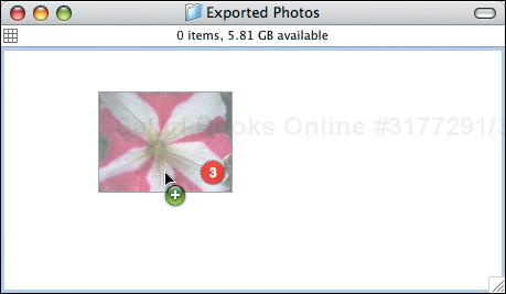 For a quick export without any chance to reformat, rename, or resize the exported photos, just drag one or more to the Finder.
