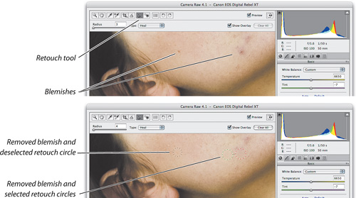 The Retouch tool