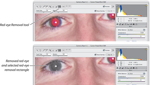 The Red-eye Removal tool