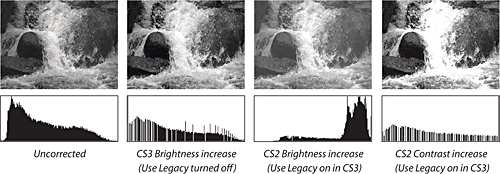 The Brightness/Contrast command in Photoshop CS3