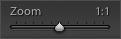 The Zoom slider in the toolbar provides you with another method for zooming.