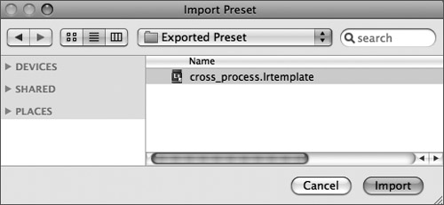 When you export a preset, Lightroom saves it as a preset template. These templates can be shared across multiple computers.