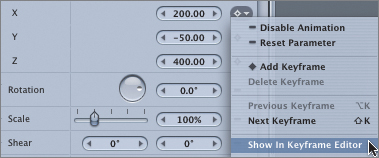 Changing Keyframe Interpolation