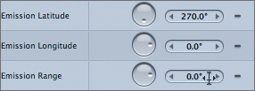 Tweaking Emitter Parameters