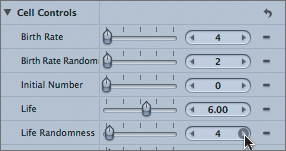 Tweaking Emitter Parameters