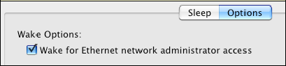 This checkbox allows remote wake-up of the computer in question.