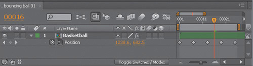 This very most basic Timeline setup is close to optimal, especially if space is tight; it leaves everything you need within a single click, such as Toggle Switches/Modes. No matter how big a monitor, every artist tends to want more space for the keyframes and layers themselves.