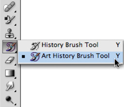 Art History Brush Tool