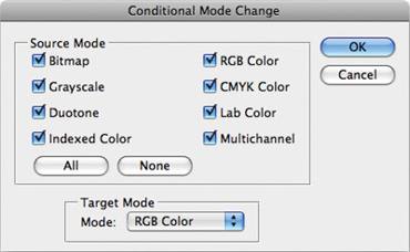 Conditional Mode Change