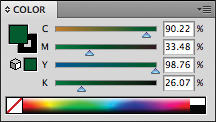 Odd CMYK breakdowns are almost always the result of an RGB conversion.