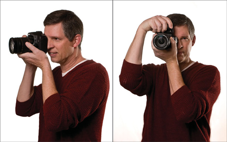 The proper way to hold your camera to ensure sharp, blur-free images.