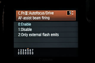 Turning on the Focus Assist Feature