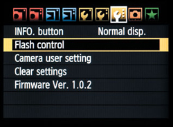 Disabling the Flash