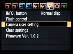 Setting Up Your Own Custom Shooting Modes