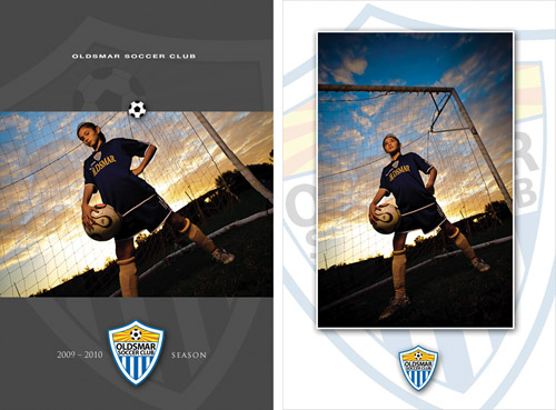 Sports Poster Backscreened Layout